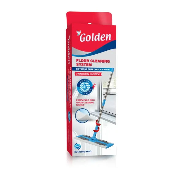 Mop GOLDEN pentru curățare podea uscat/umed