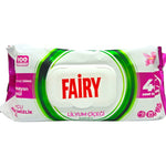 Șervețele umede Fairy multisuprafețe, 100 buc. – Clasic / Lemon / Crin / Lavandă